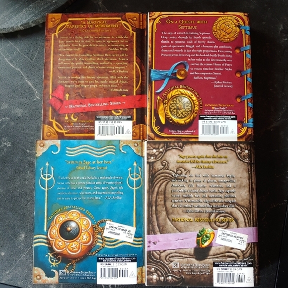 Excellent Used Condition Septimus Heap Paperback 4 Book Set. - Picture 2 of 9